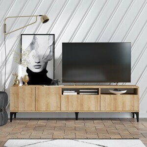 Hanah Home TV stolek Ross 180 cm dub