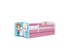 Kocot kids Dětská postel Babydreams Ledové království růžová, varianta 70x140, bez šuplíků, bez matrace