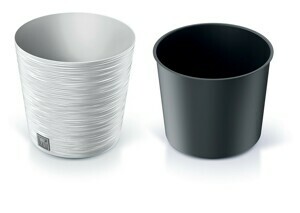 Prosperplast Květináč FUSU bílý, varianta 25 cm
