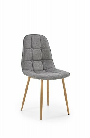 HALMAR Designová židle Brenna světle šedá