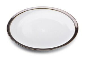 Affekdesign Porcelánový talíř Cal 24 cm bílý