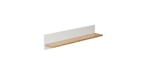 Kocot kids Nástěnná police DENVER 100 cm dub hickory/bílá