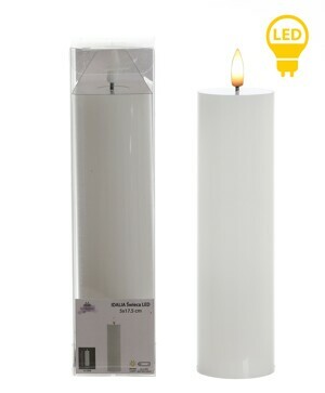 Mondex Since 1986 LED svíčka IDALIA 21 cm bílá