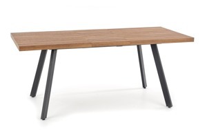 HALMAR Rozkládací jídelní stůl Berlin 160/220 cm ořech/černý