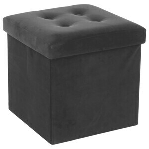 ATMOSPHERA Taburet Adaline Black 38x38 cm