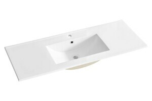Comad Keramické zápustné umyvadlo Lava 120 cm bílé