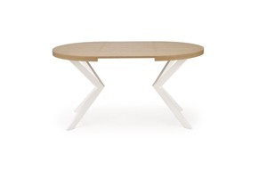 HALMAR Jídelní rozkládací stůl PERONI 100/250 cm dub craft zlatý/bílý