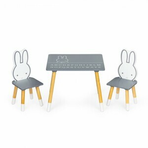 Dětský stůl s židlemi Ecotoys dřevěný