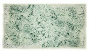 Kontrast Kusový koberec s vysokým vlasem OMBRE 80 x 140 cm - modrozelený