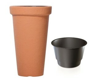 Prosperplast Protáhlý květináč Classic oranžový, varianta 30 cm