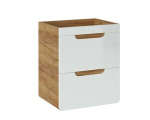Comad Umyvadlová skříňka Aruba 824 2S dub craft zlatý/bílý lesk