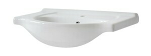 Comad Keramické zápustné umyvadlo Vintage 65 cm bílé