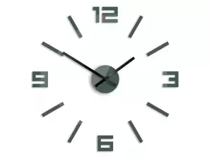 ModernClock 3D nalepovací hodiny Reden šedé