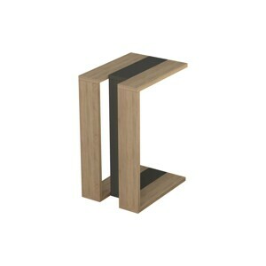 Kalune Design Odkládací stolek Muju dub sonoma/antracit