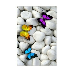 L'essentiel Sada 2 kusů koupelnových předložek ButterflyStone šedá