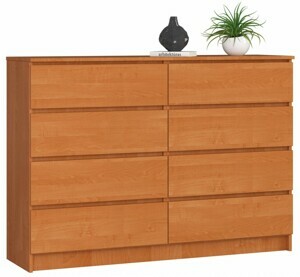 Ak furniture Komoda Rollo X 140 cm olše