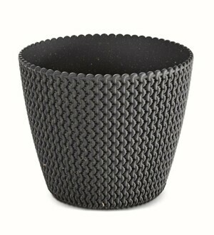 Prosperplast Květináč PLOWY ECO antracit, varianta 13 cm