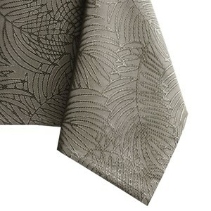 Kulatý ubrus AmeliaHome GAIA cappuccino, velikost r110x110