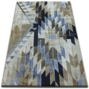 Dywany Lusczow Kusový koberec DROP JASMINE 758 světle modrý / kouřový, velikost 160x220