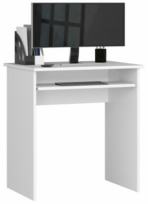 Ak furniture Psací stůl Star volně stojící bílý