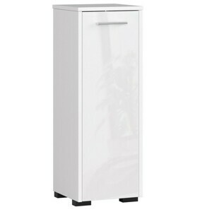 Ak furniture Koupelnová skříňka Fin 30 cm bílá lesk
