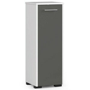 Ak furniture Koupelnová skříňka Fin 30 cm bílá/grafitová