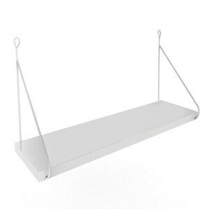 Kalune Design Nástěnná police ARMONI III 72 cm bílá