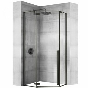 Sprchový kout Rea DIAMOND 90x90 cm černý mat