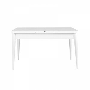 Hanah Home Jídelní rozkládací stůl Vina 129/163 cm bílý