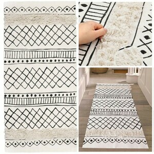 Tutumi Vzorovaný koberec BOHO 160x50 šedý