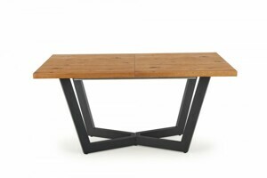 HALMAR Jídelní rozkládací stůl Massive 160/250 cm dub artisan/černý