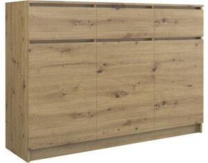 TP Living Komoda Drezi 120 cm hnědá