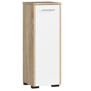Ak furniture Skříňka do koupelny FIN 30 cm dub sonoma/bílá