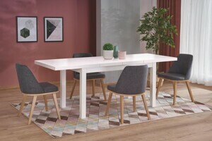 HALMAR Jídelní rozkládací stůl Tiaro 140/220 cm bílý