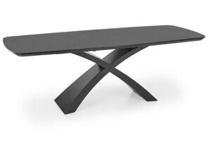 HALMAR Rozkládací jídelní stůl Silvestro 180/220 cm šedý/černý