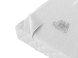 FDM Chránič matrace ROYAL bílý, velikost 100x200
