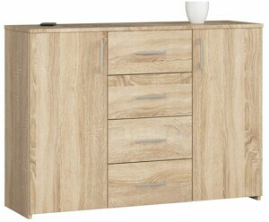 Ak furniture Komoda Torvi K 110 cm dub sonoma