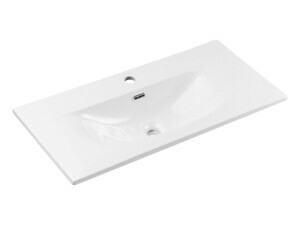 Comad Keramické zápustné umyvadlo SKY 3 80 cm matné bílé