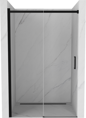 Sprchové dveře MEXEN OMEGA černé, 160 cm
