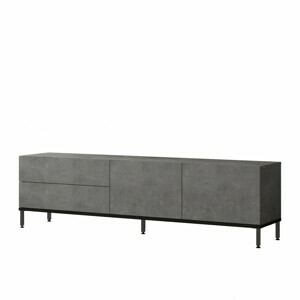 Hanah Home TV stolek Ove III 170 cm šedý