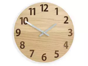 ModernClock Nástěnné hodiny Amadeus hnědé
