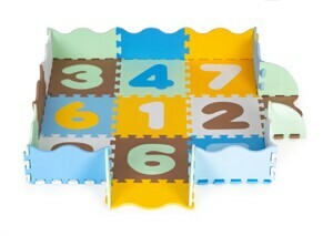 IPLAY Pěnová podložka puzzle Čísla 25 dílků
