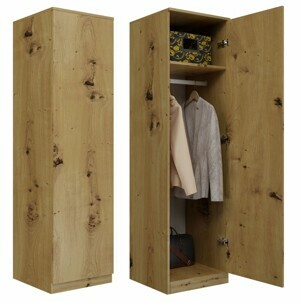 TP Living Šatní skříň Malva 50 cm dub artisan