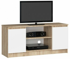 Ak furniture TV stolek Tonon 120 cm sonoma/bílý