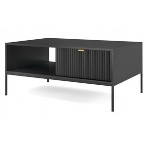Piaski Konferenční stolek Nova 104 cm černý/černý rám