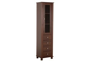 Comad Koupelnová skříňka vysoká Retro 800 1D/4S hnědá borovice