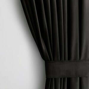 AmeliaHome Závěs Amelia Home Velvet černý, velikost 140x245