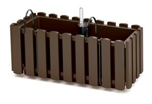 Prosperplast Závěsný truhlík BOARDEE FENCYCASE W hnědý, varianta 38 cm