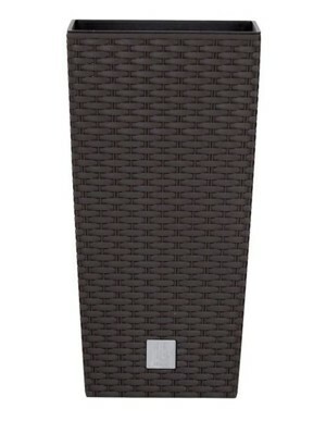 Prosperplast Květináč Rato Champaing tmavě hnědý, varianta 17 cm