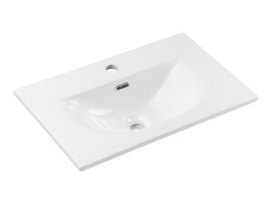 Comad Keramické zápustné umyvadlo Sky3 60 cm lesklé bílé